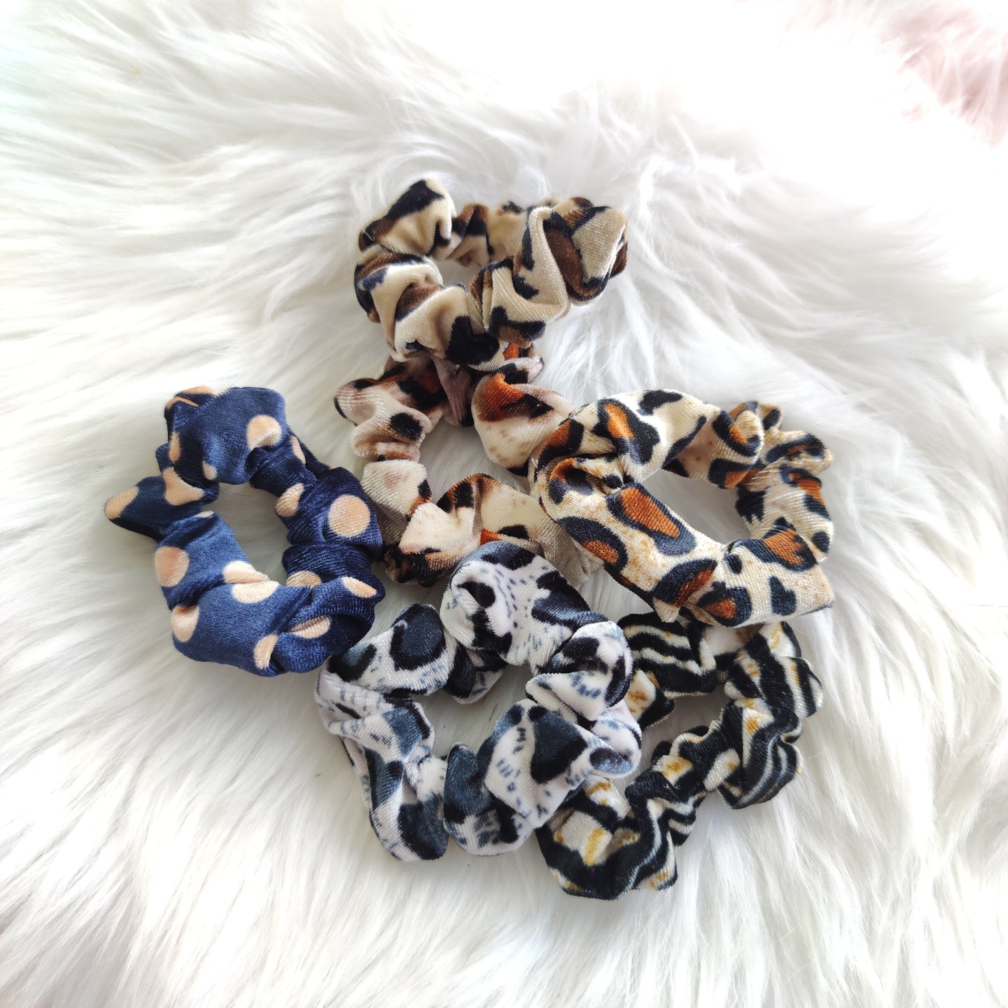 Set de Scrunchies Animal Print