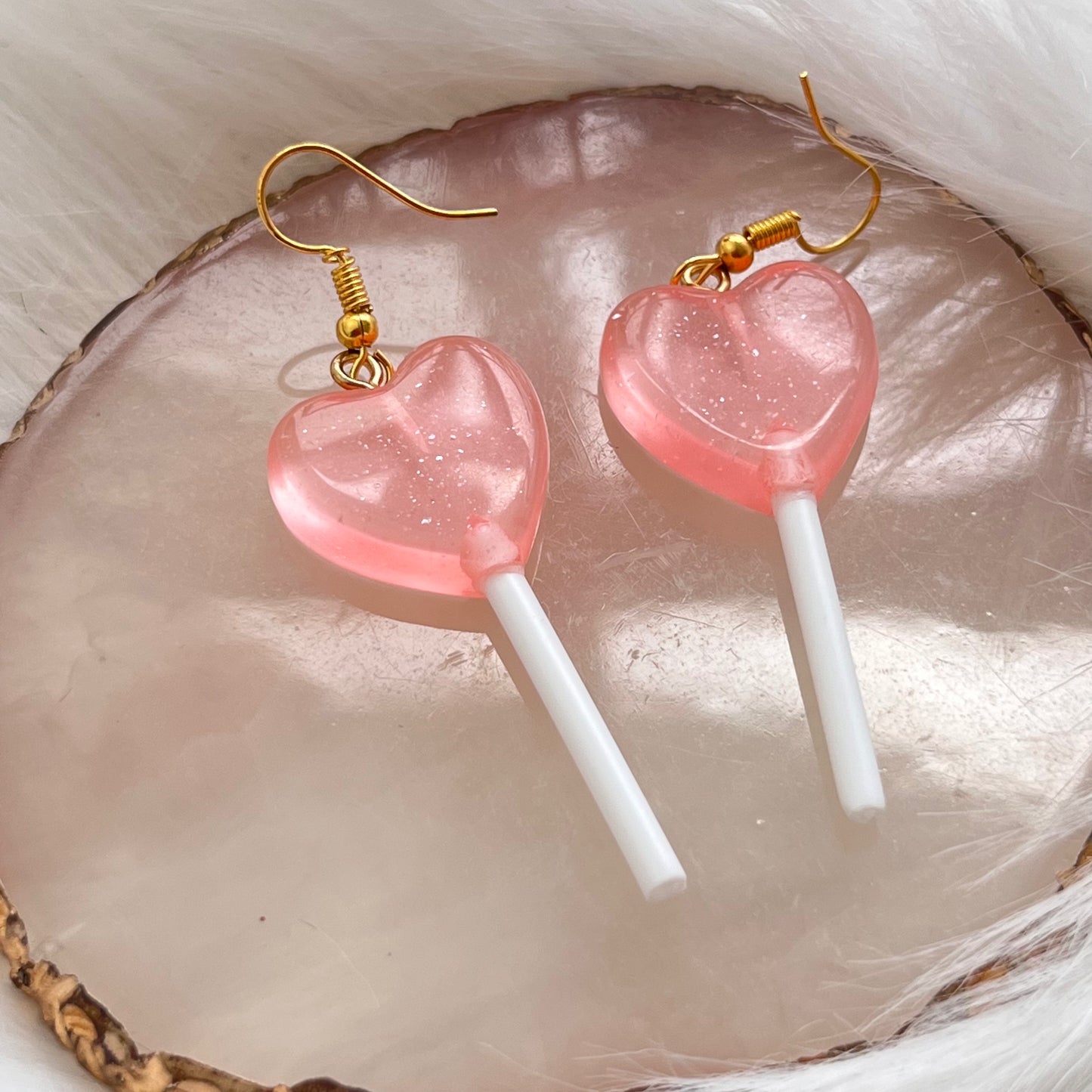 Aretes Paletitas Corazón