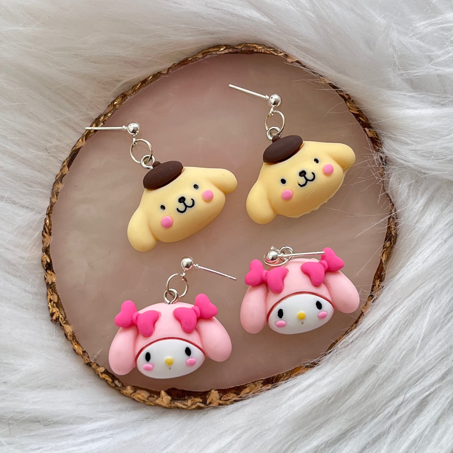 Aretes Sanrio Caras