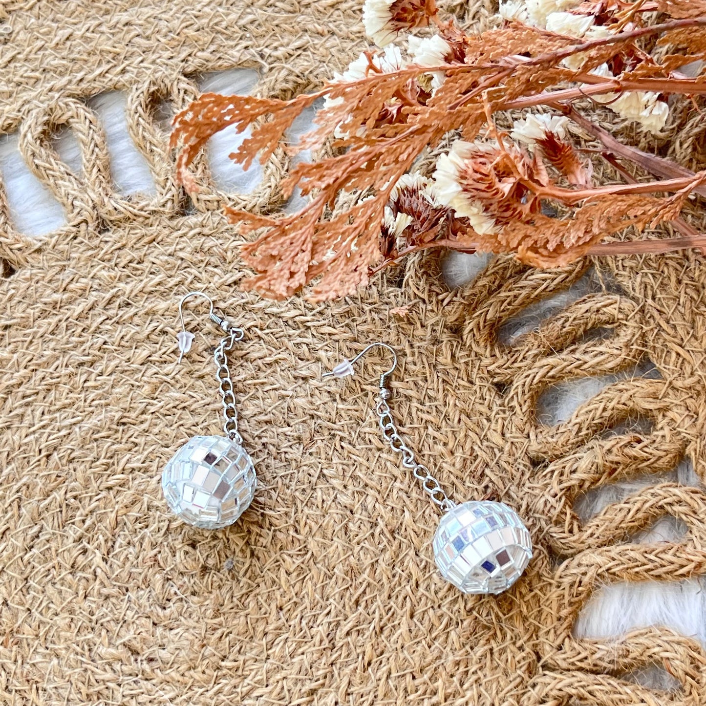 Aretes Bola de Disco