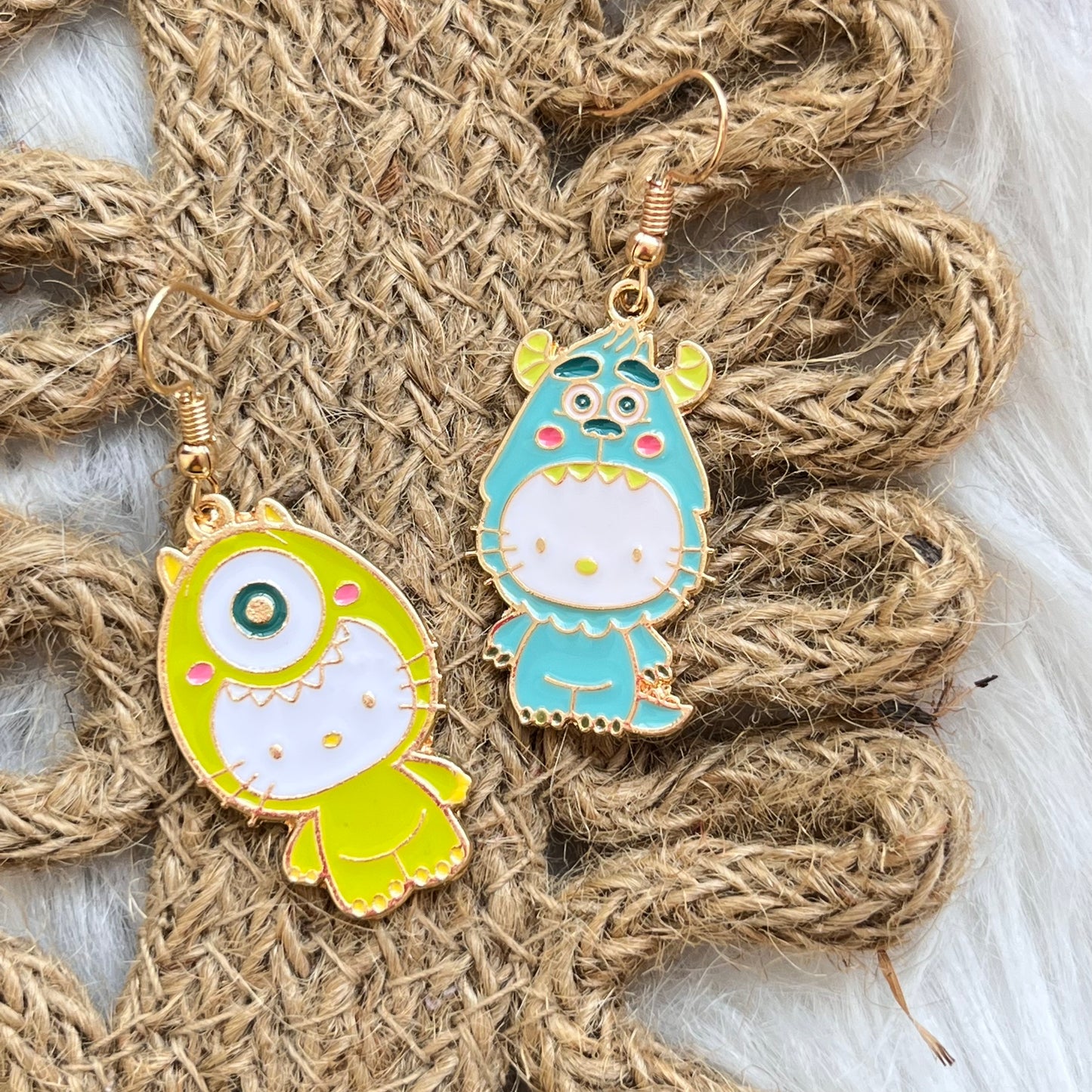 Aretes Hello Kitty Monster Inc