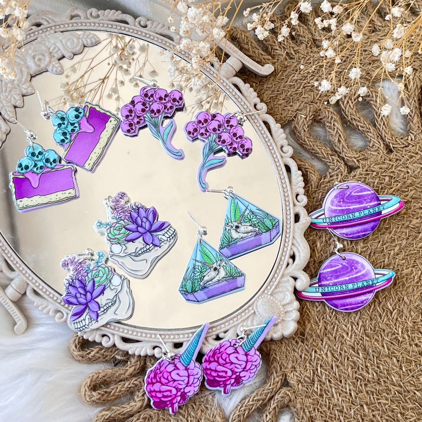 Aretes Unicorn