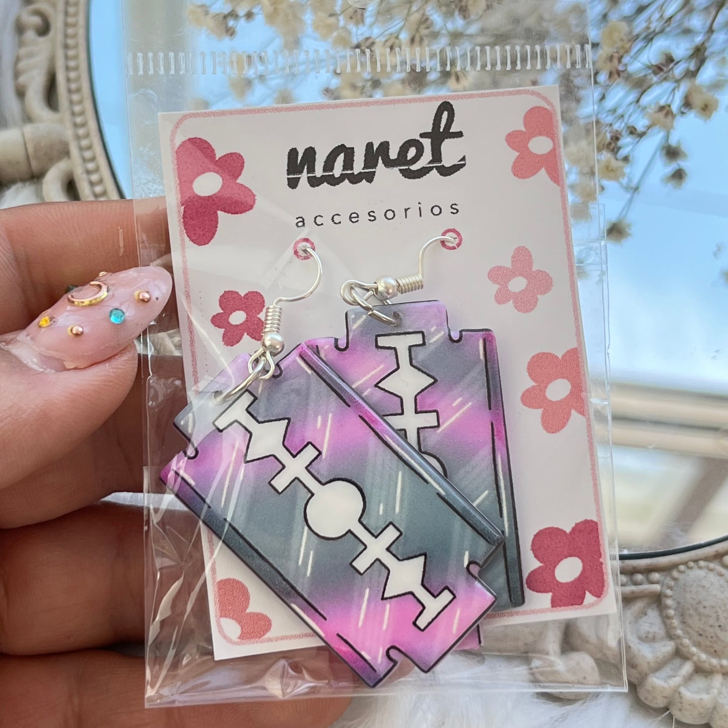 Aretes Purple Halloween