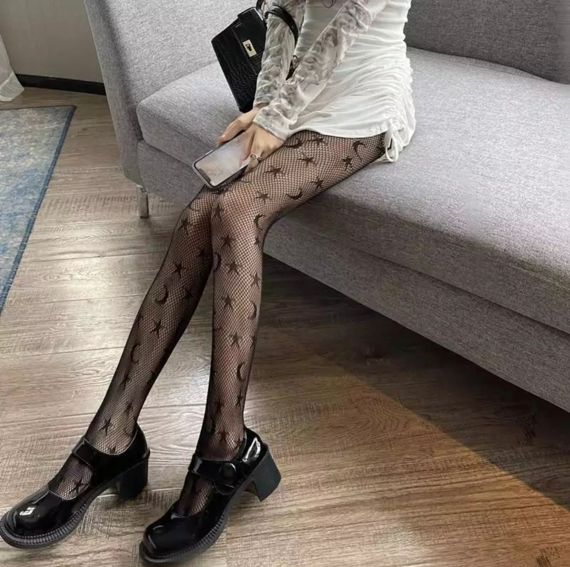 Pantimedias Red Estrellas y Lunas