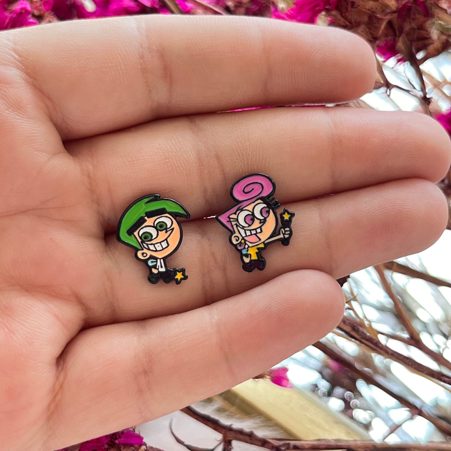 Aretes Mini Padrinos Mágicos