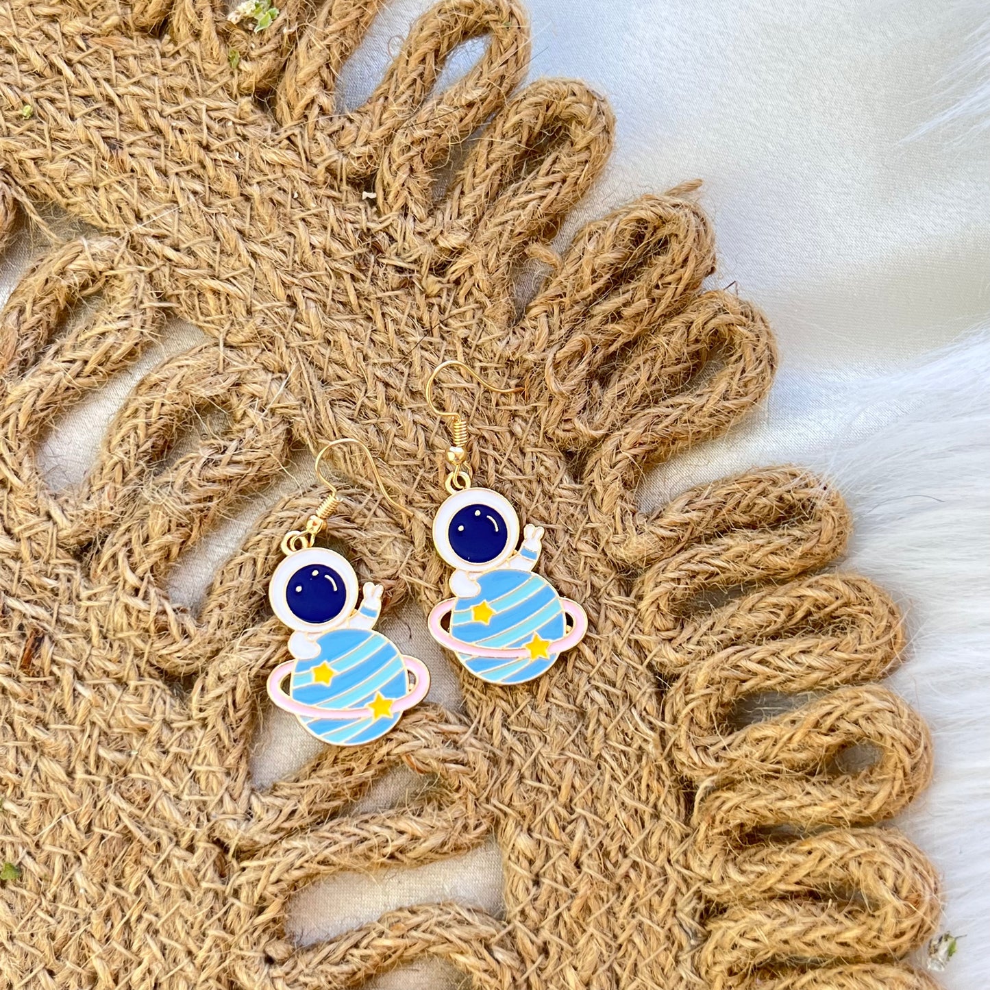 Aretes Astronauta Planeta