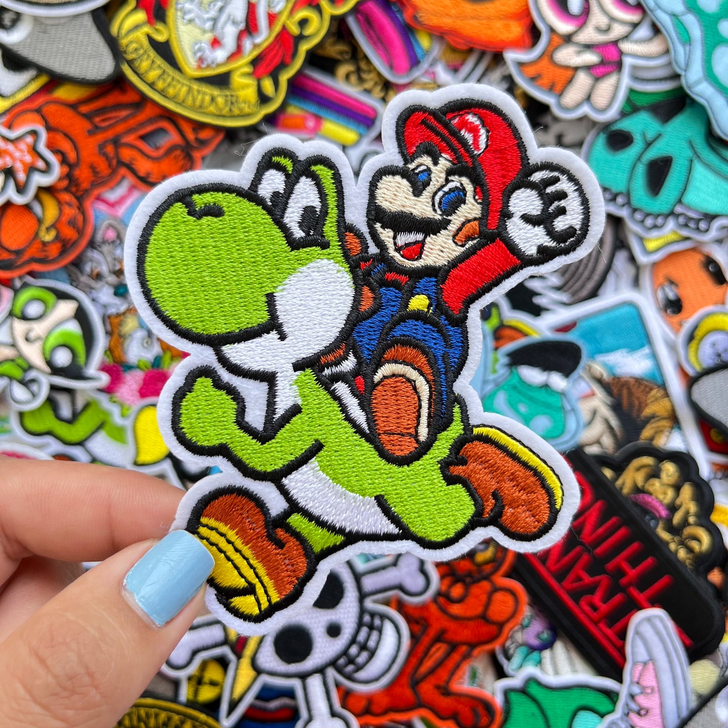 Parche Mario Bross y Yoshi