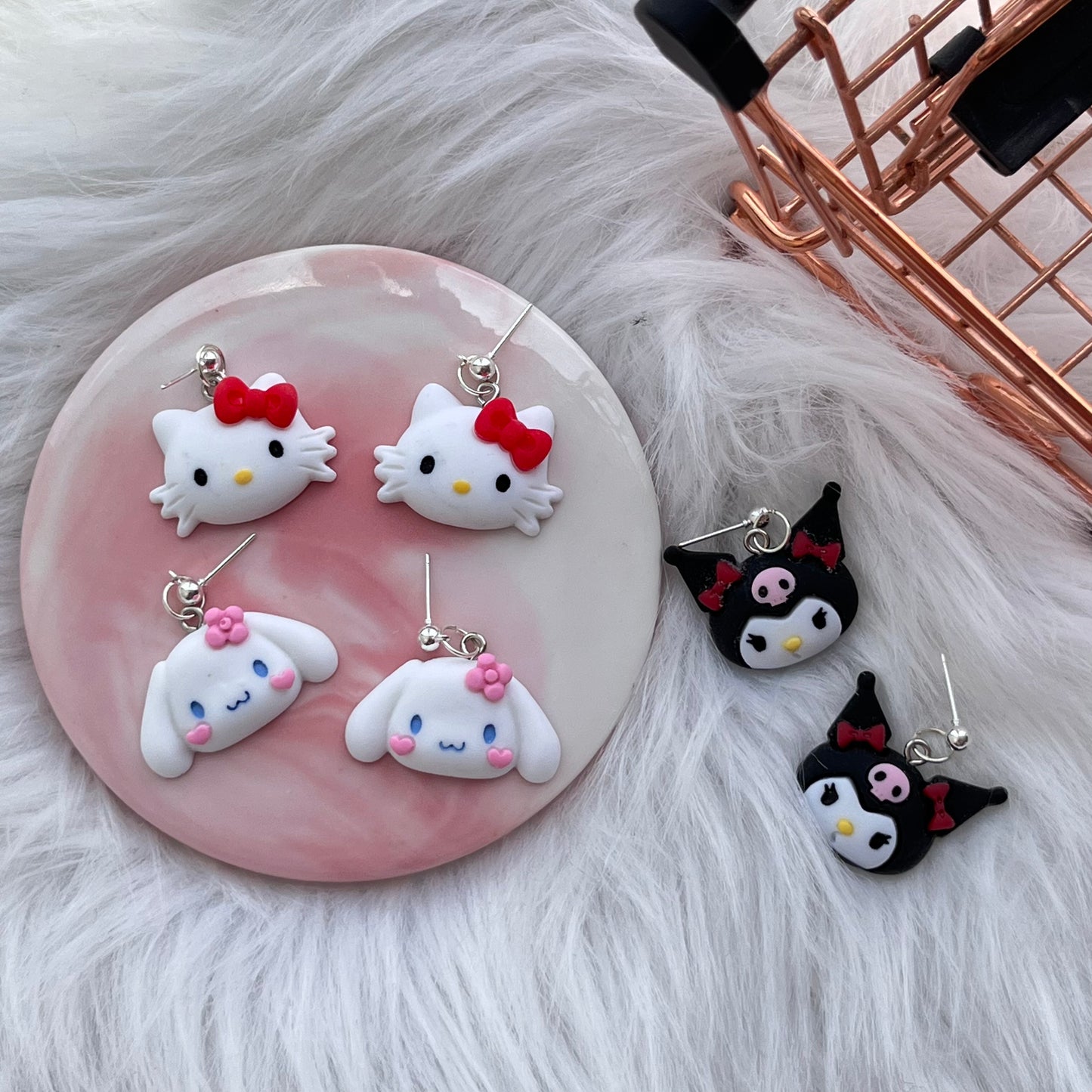Aretes Sanrio Caras