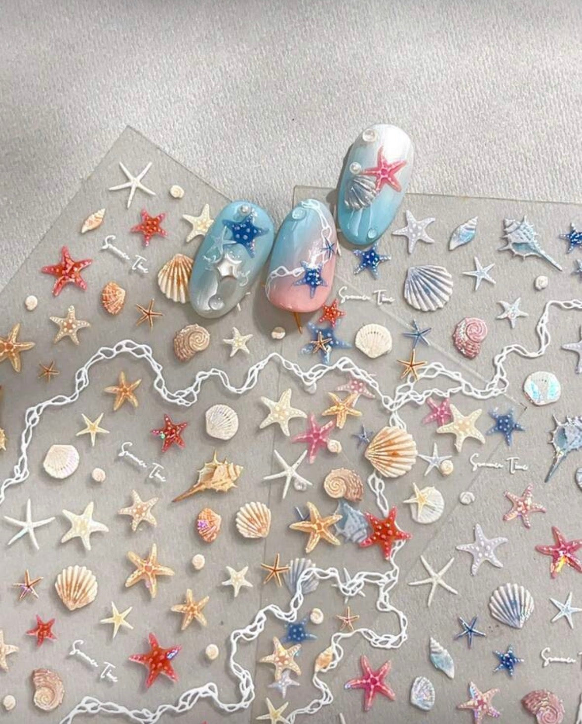 Stickers Uñas Playa