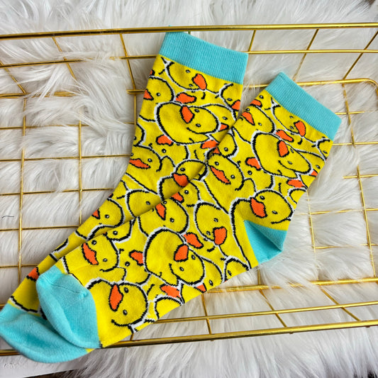 Calcetas Patitos Hule