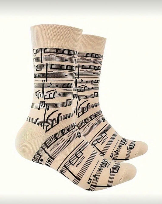 Calcetas Notas Musicales