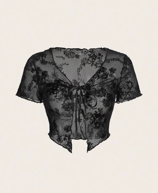 Top Mesh Floral