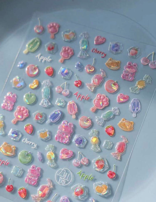 Stickers Uñas Jelly