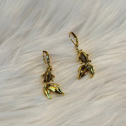 Aretes Pez Dorado