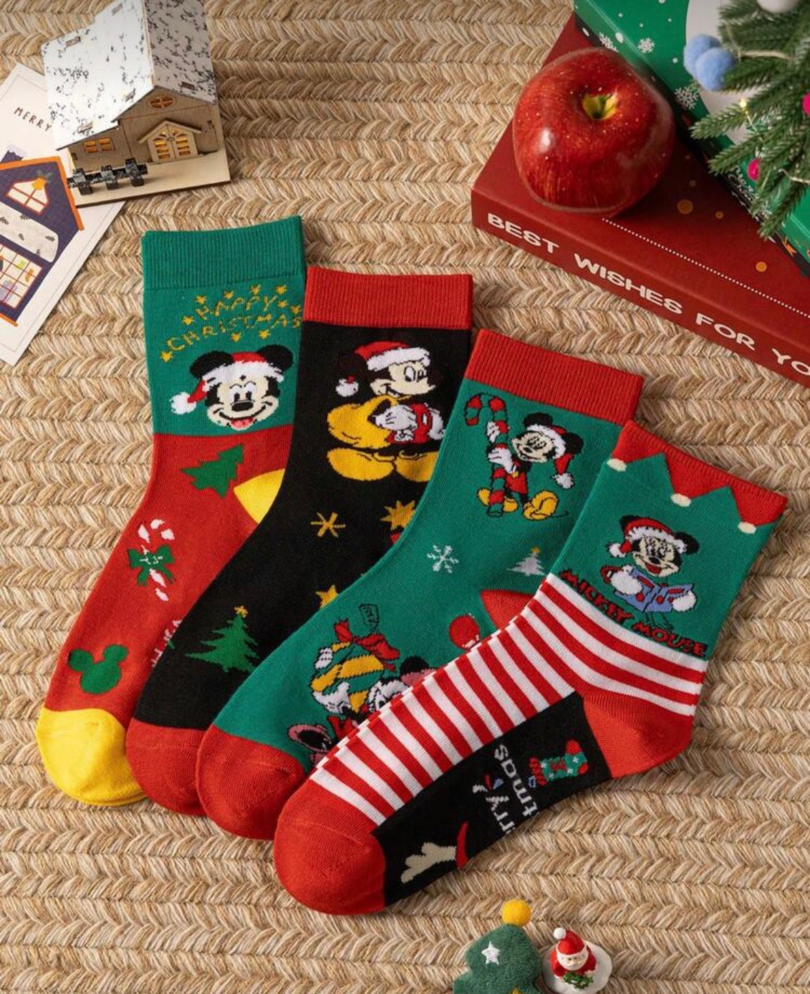 Calcetas MM Navidad Cortas