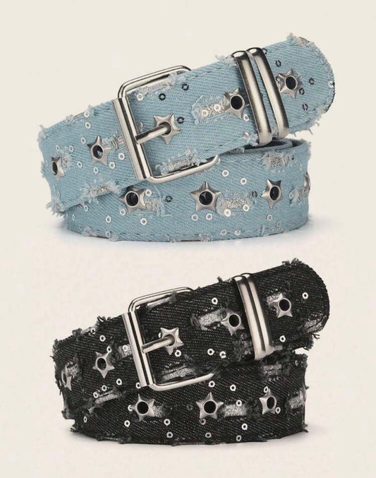 Cinturón Denim Holes
