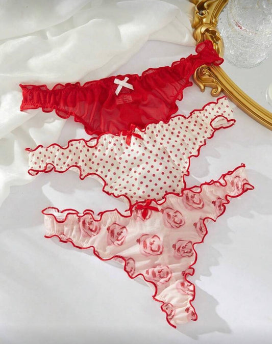 Tanga Mesh Floral B&R