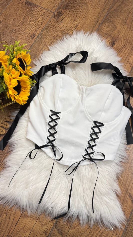 Bustier Moños Bicolor