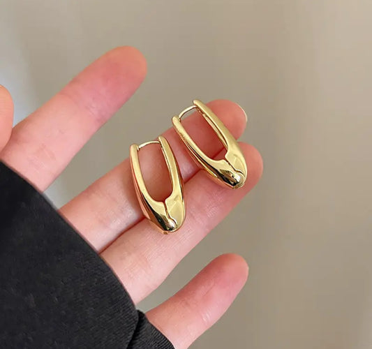 Aretes Clip Ovaladas