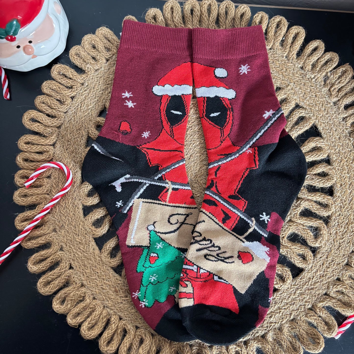 Calcetas Deadpool Navidad