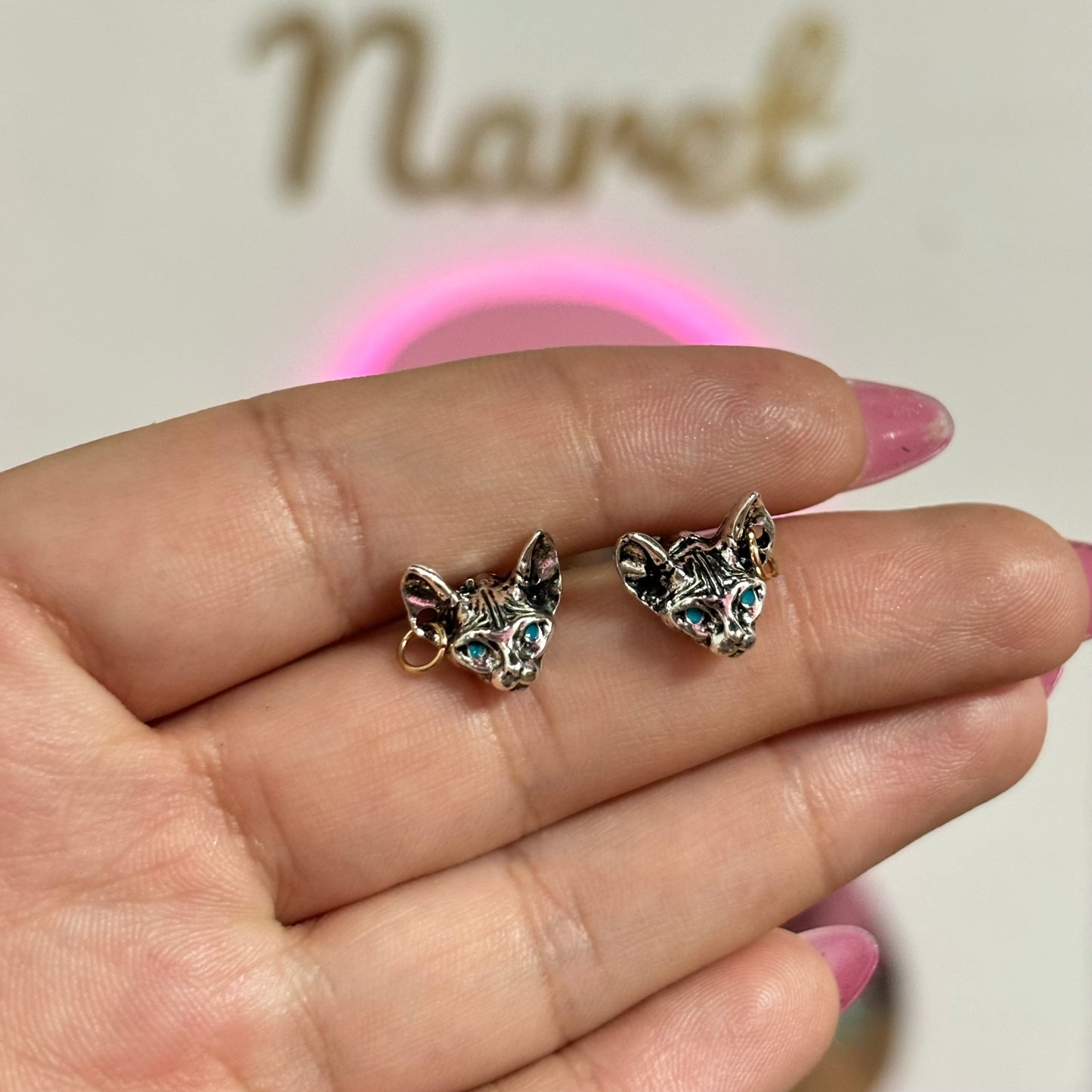 Aretes Gato Egipcio