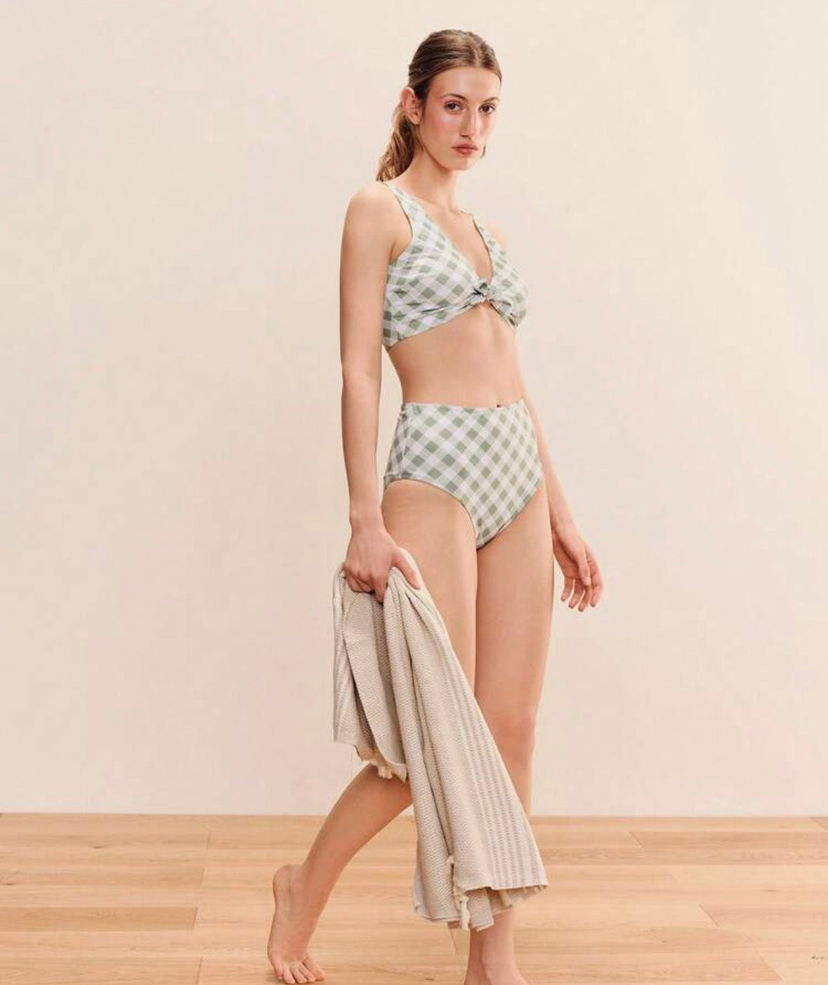 Bikini Cuadros Menta