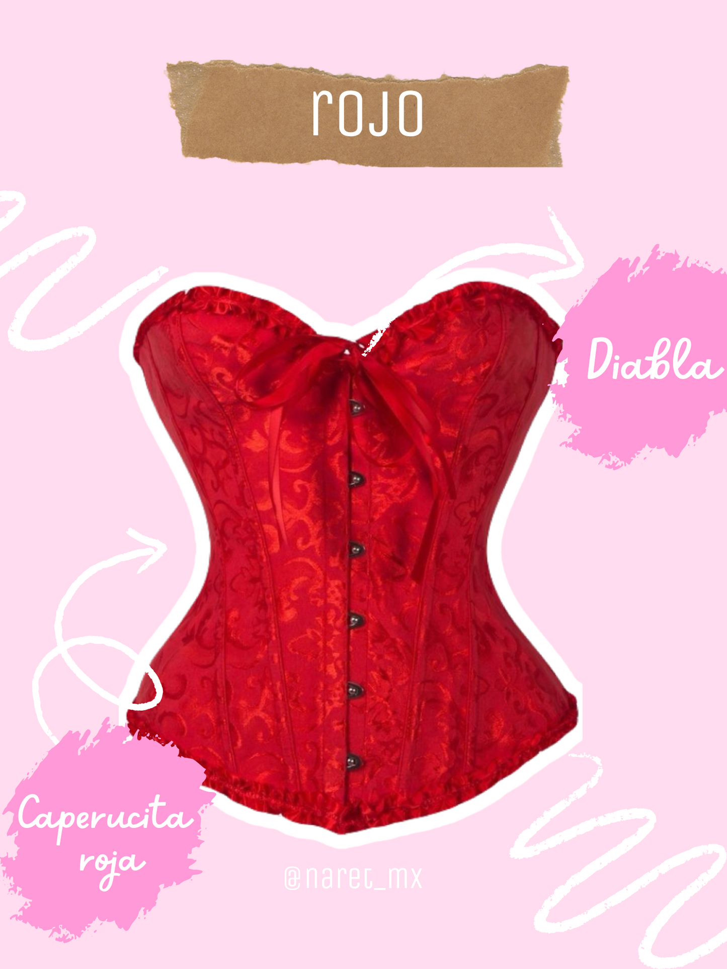 Corset Palacio Rojo
