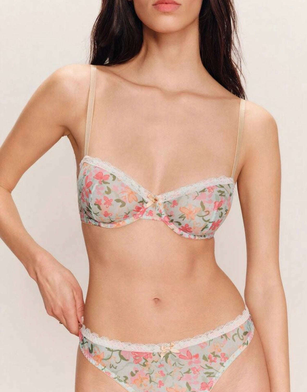 Lencería Mesh Floral