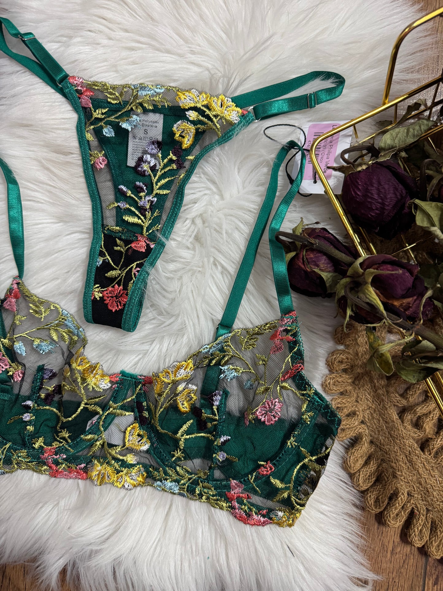 Lencería Philipa Verde