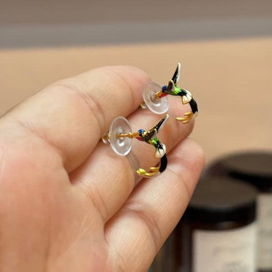 Aretes Mini Colibrí