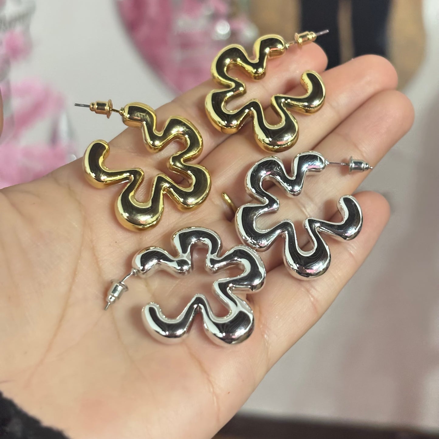 Aretes Flor Groovy