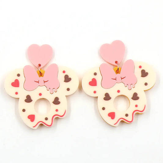 Aretes Donas Acrílico
