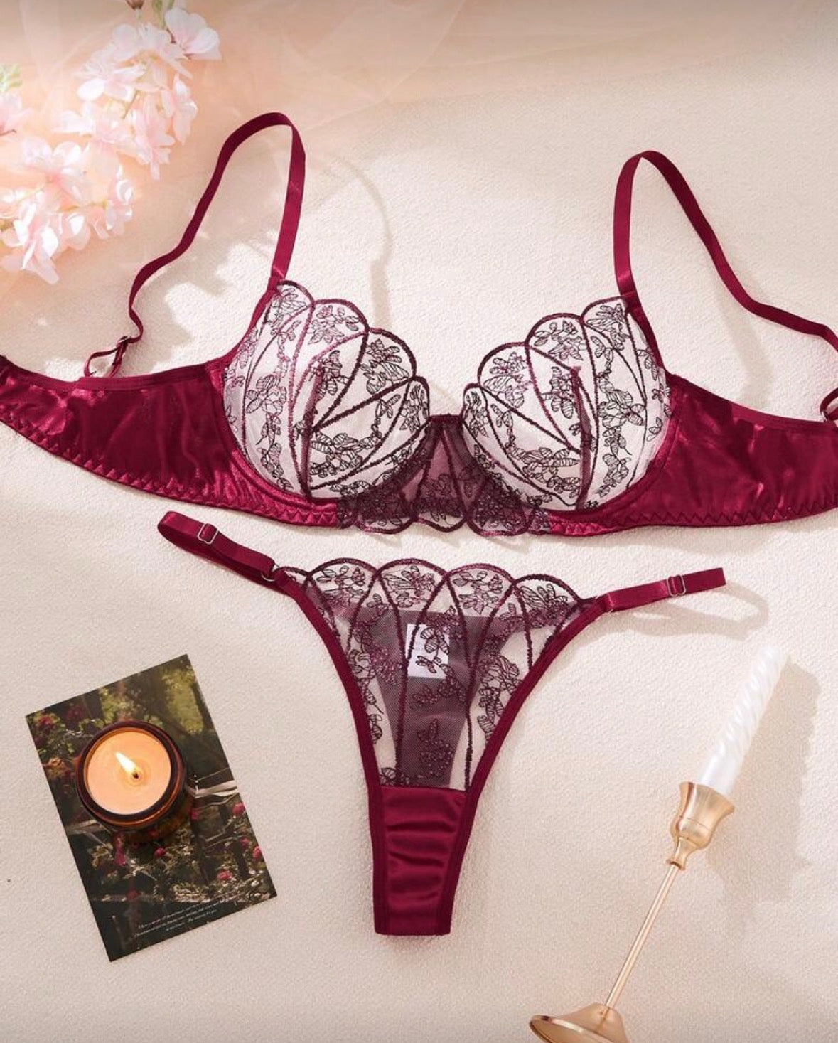 Lencería Esperanza Vino