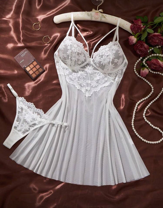 Babydoll Narda Blanco