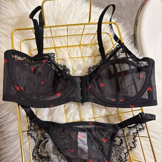 Lenceria Mesh Corazones