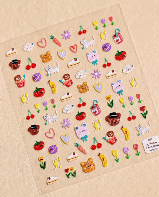 Sticker Uñas Varios