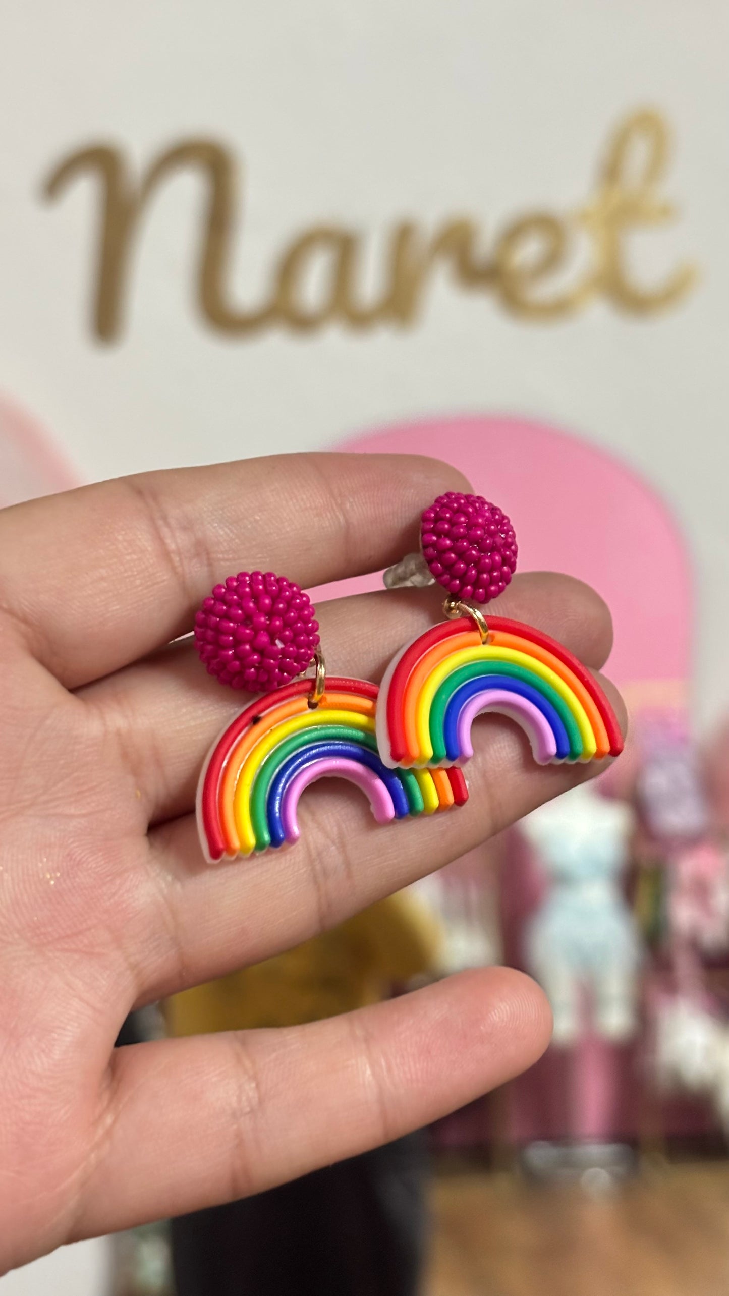 Aretes Arcoíris