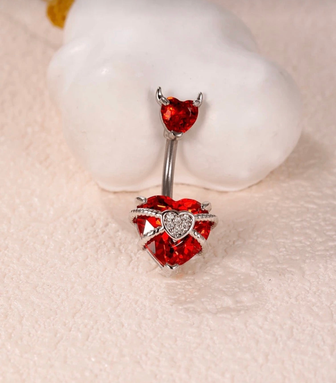 Piercing Ombligo Corazón