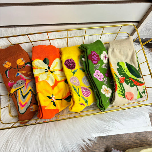 Calcetas Florales