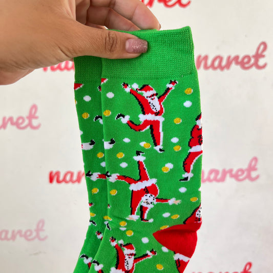 Calcetas Santa Claus Acrobata