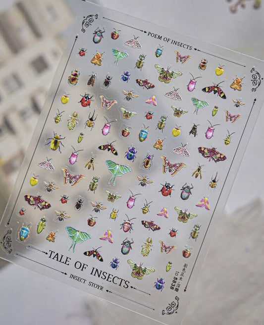 Sticker Uñas Insects