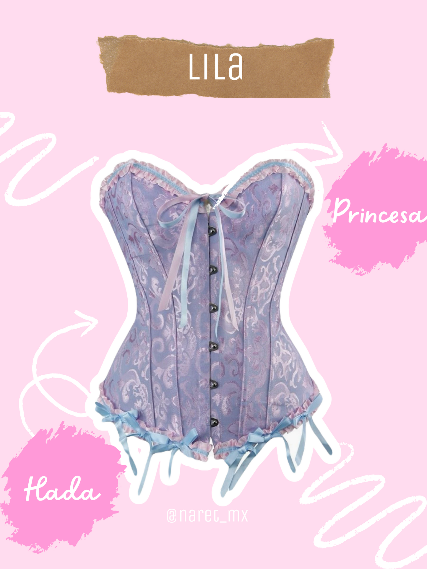 Corset Palacio Lila