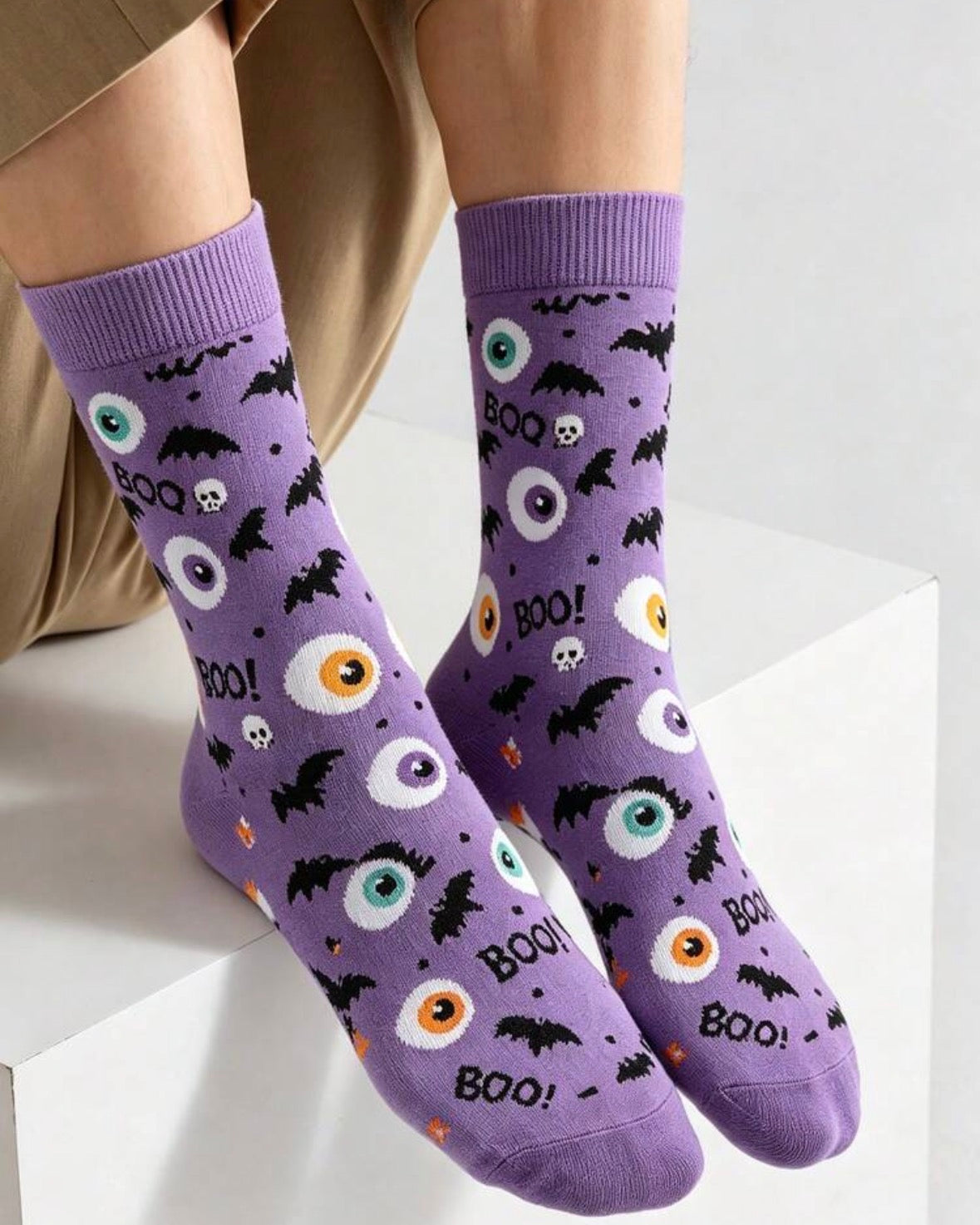 Calcetas Fantasma Ojos