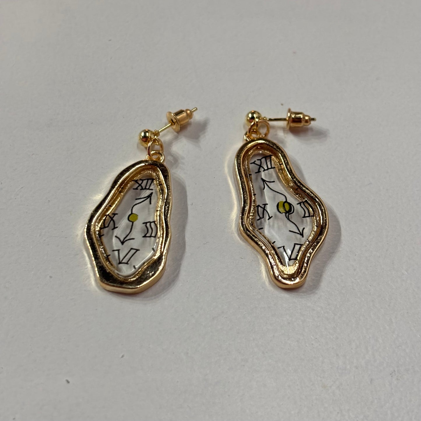 Aretes Reloj Dali