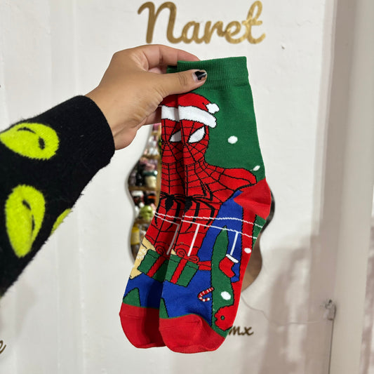 Calcetas Spiderman Navidad