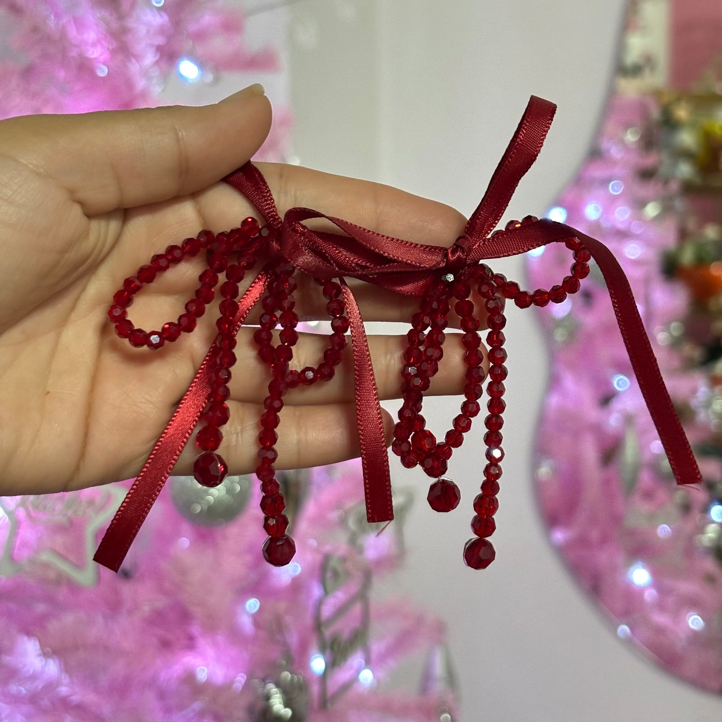 Aretes Moño Vino