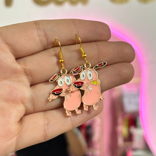 Aretes Perro Coraje