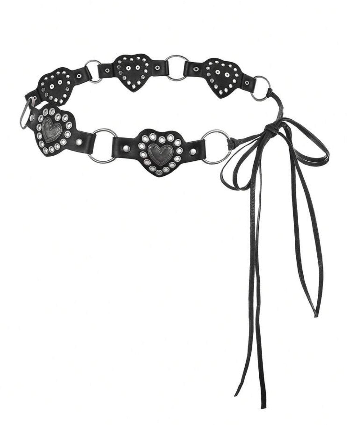 Cinturón Boho Corazones