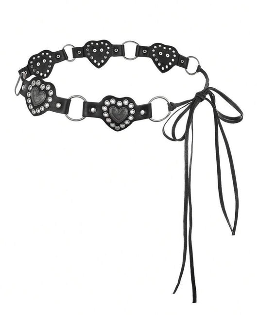 Cinturón Boho Corazones