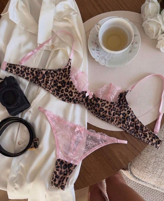 Lencería Pink Cheeta